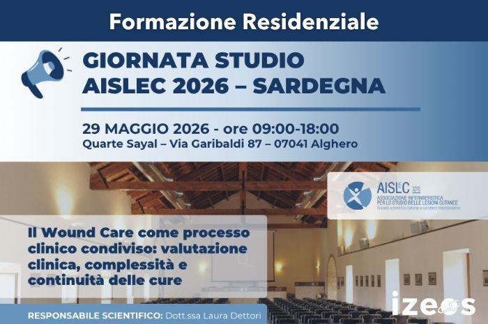 Giornata Studio AISLeC Sardegna: il wound care come processo clinico condiviso